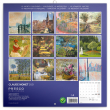 Grid calendar Claude Monet 2021, 30 × 30 cm