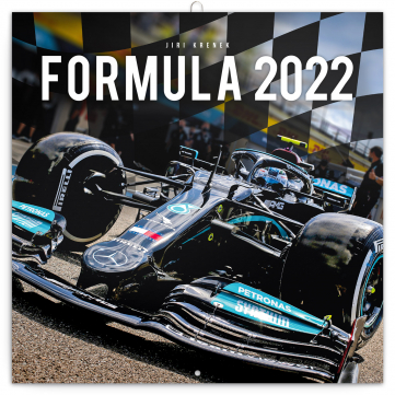 Poznámkový kalendář Formule – Jiří Křenek 2022, 30 × 30 cm