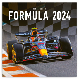 Poznámkový kalendář Formule – Jiří Křenek 2024, 30 × 30 cm