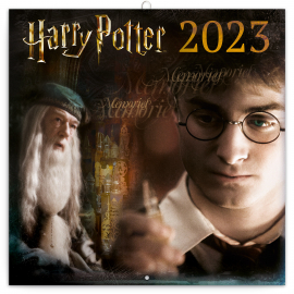 Poznámkový kalendář Harry Potter 2023, 30 × 30 cm