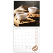 Poznámkový kalendář Káva 2023, voňavý, 30 × 30 cm