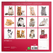 Grid calendar Kittens 2023, 30 × 30 cm