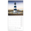 Poznámkový kalendář Majáky 2022, 30 × 30 cm