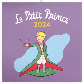 Poznámkový kalendář Malý princ 2024, 30 × 30 cm