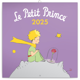 Poznámkový kalendář Malý princ 2025, 30 × 30 cm