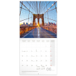 New York 2024 Note Calendar, 30 × 30 cm