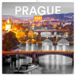 Poznámkový kalendář Praha černobílá 2021, 30 × 30 cm