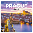 Poznámkový kalendář Praha nostalgická 2020, 30 × 30 cm