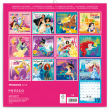 Grid calendar Princess 2019, 30 x 30 cm