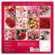 Grid calendar Roses – scented 2020, 30 × 30 cm