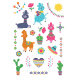 Grid calendar Happy Llamas 2021, 30 × 30 cm