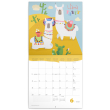Poznámkový kalendář Šťastné lamy 2023, 30 × 30 cm