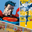 Poznámkový kalendář Superman 2019, 30 x 30 cm