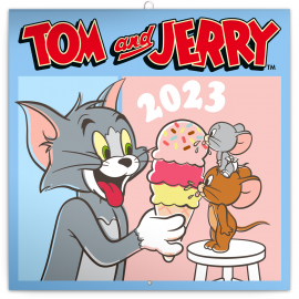 Grid calendar Tom and Jerry 2023, 30 × 30 cm