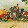 Grid calendar Vincent van Gogh 2020, 30 × 30 cm