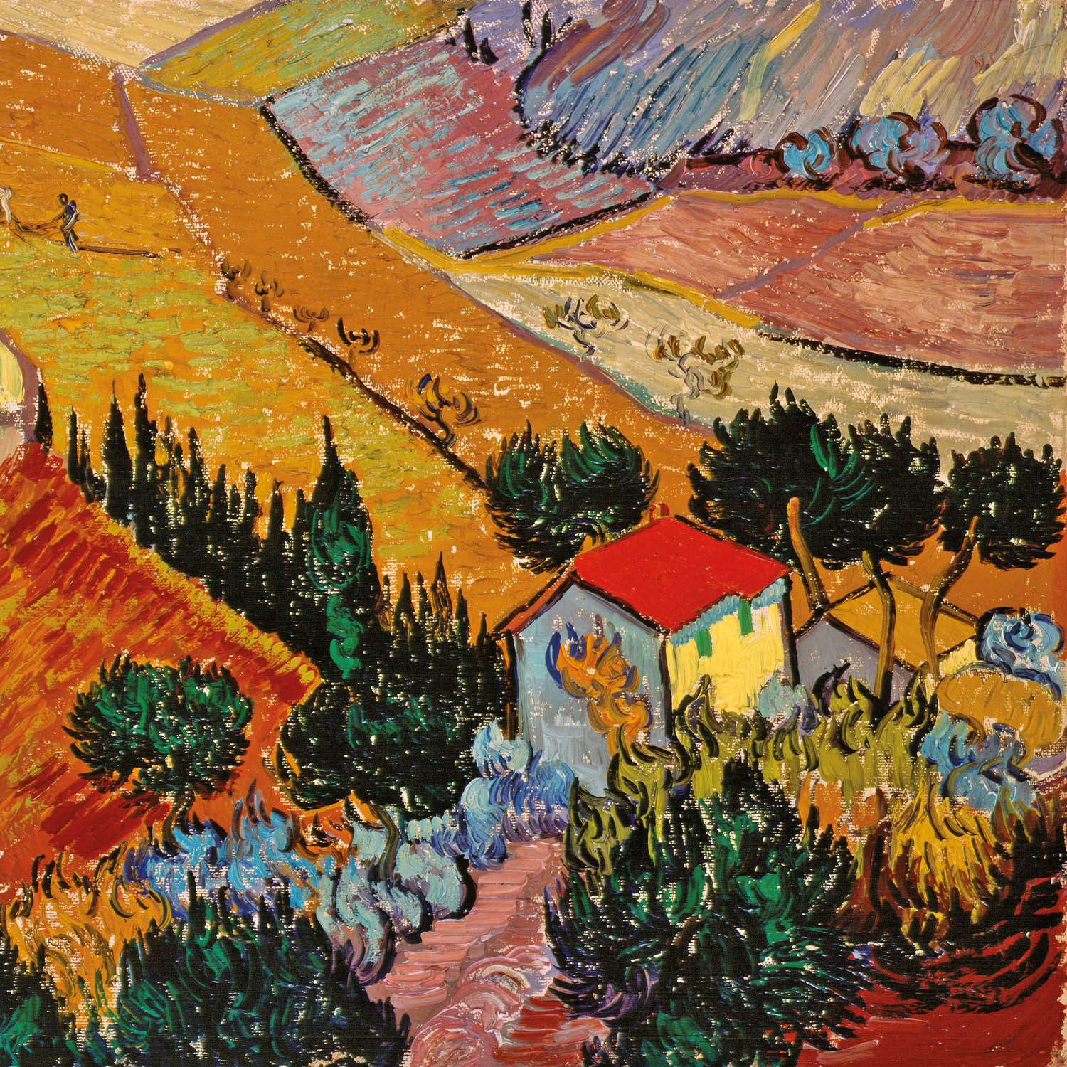 Grid calendar Vincent van Gogh 2022, 30 × 30 cm | PRESCO.CZ
