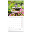 Grid calendar Gardens 2021, 30 × 30 cm