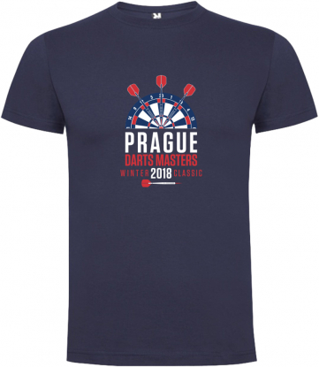 Prague Darts Masters pánské tričko, modré