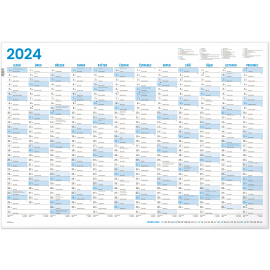 Roční kalendář 2024, B1, 96,4 × 67 cm