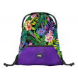 Gym sack with zip pocket Tropical