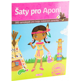 Aponi and her dresses - sticker book