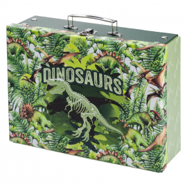 Skládací školní kufřík Dinosaur