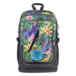 School backpack Cubic Tropical