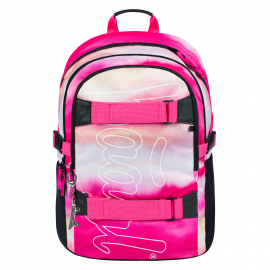 School backpack Skate Pink Stripes