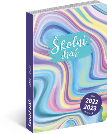 School diary Abstract (September 2022 – December 2023), 9,8 × 14,5 cm