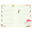 School diary Flamingos SK (September 2019 - December 2020), 9,8 × 14,5 cm