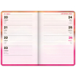 Školní diář Růžové pruhy (září 2023 – prosinec 2024), 9,8 × 14,5 cm