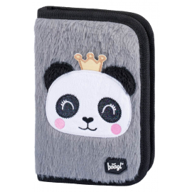 School pencil case double-flap Panda