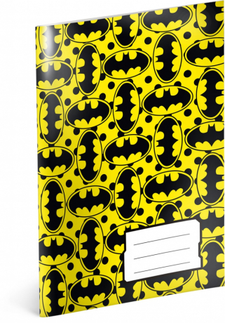 Exercise book Batman – Yellow, A5, 40 sheets, unlined