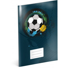 Exercise book Fotball, A4, 40 sheets, squared