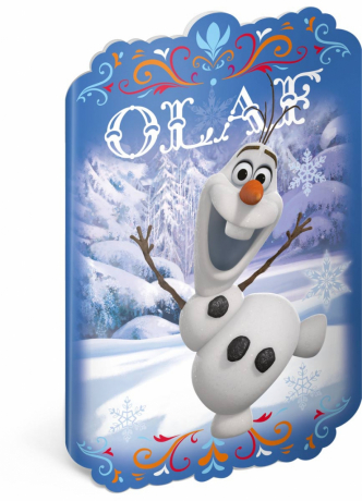 Exercise book Frozen – Olaf,  A4 with cut-out, 40 sheets, unlined