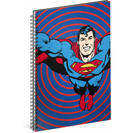 Spiral notebook Superman – Circles, lined, A5