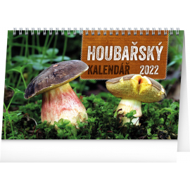 Stolní Houbařský kalendář 2022, 23,1 × 14,5 cm