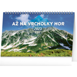 Desk calendar Sitting on the Top of the World 2023, 23,1 × 14,5 cm