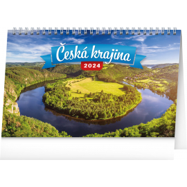 Stolní kalendář Česká krajina 2024, 23,1 × 14,5 cm