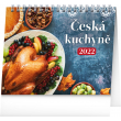 Stolní kalendář Česká kuchyně 2022, 16,5 × 13 cm