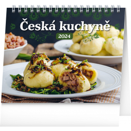 Desk calendar Czech Cuisine 2024, 16,5 × 13 cm