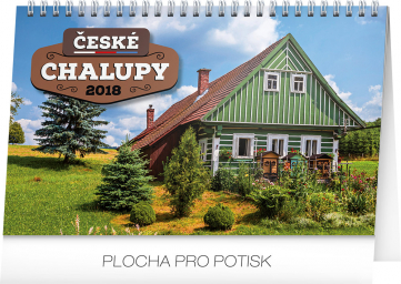 Desk calendar České chalupy 2018, 23,1 x 14,5 cm