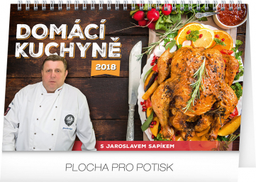 Stolní kalendář Domácí kuchyně 2018, 23,1 x 14,5 cm