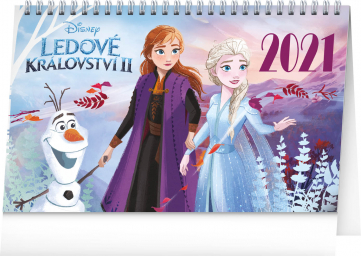Desk calendar Frozen II 2021, 23,1 × 14,5 cm