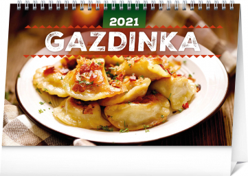 Stolní kalendář Gazdinka SK 2021, 23,1 × 14,5 cm
