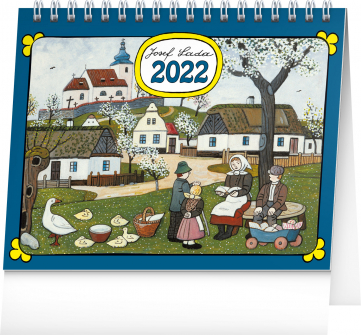 Stolní kalendář Josef Lada – Děti 2022, 16,5 × 13 cm