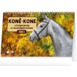 Stolní kalendář Koně – Kone CZ/SK 2021, 23,1 × 14,5 cm