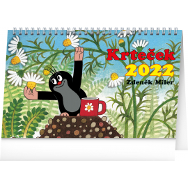 Stolní kalendář Krteček 2022, 23,1 × 14,5 cm
