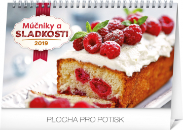 Desk calendar Cakes SK 2019, 23,1 x 14,5 cm