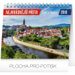 Stolní kalendář Nejkrásnější místa Čech a Moravy 2018, 16,5 x 13 cm